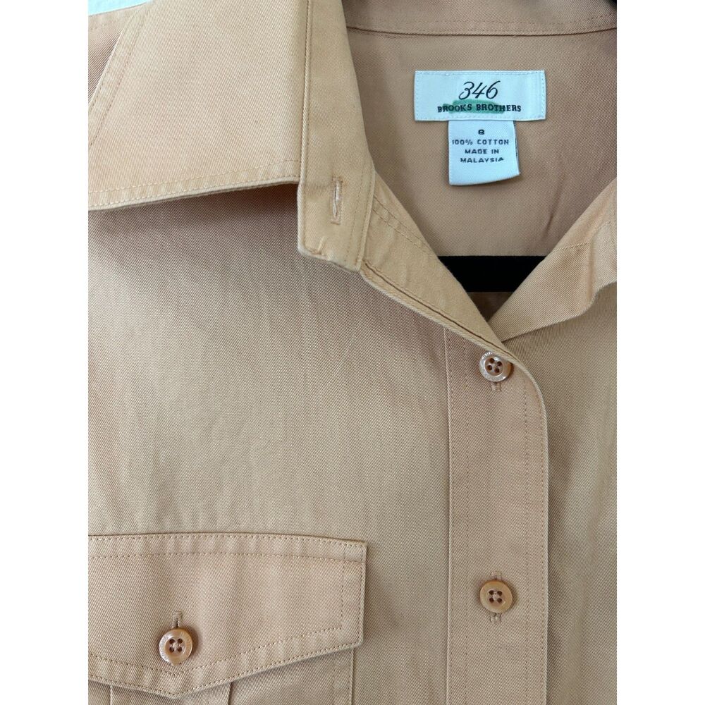 Brooks Brothers 346 Women's‎ 8 Peach/pink Dress career spring button down - Picture 8 of 10
